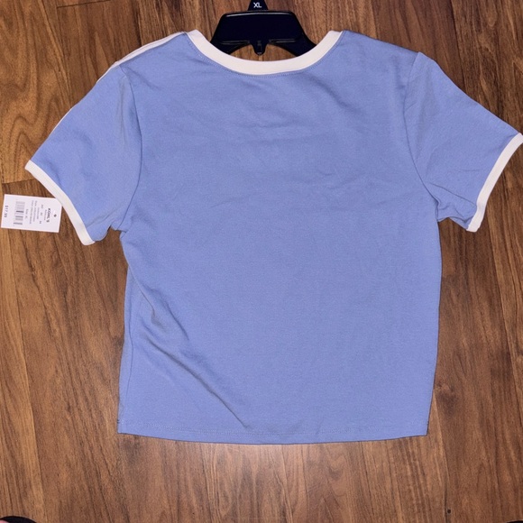 Disney Stitch juniors Blue and Pink T-Shirt - Picture 2 of 3